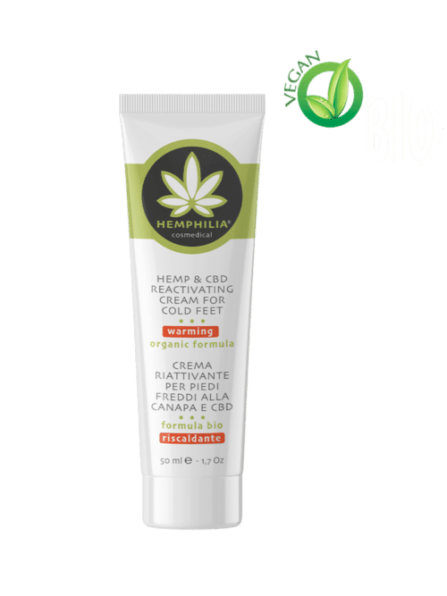 Hemphilia Fod creme til kolde fødder, med CBD, Økologisk